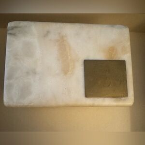 Antique Marble and Brass Decorative Box/ Cigarette Case from Eva Gabor’s Estate.